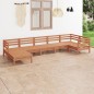 vidaXL Set Salotto da Giardino 7 pz in Legno Massello di Pino Miele vidaXL Set Salotto da Giardino 7 pz in Legno Massello di Pino Miele