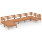 vidaXL Set Salotto da Giardino 7 pz in Legno Massello di Pino Miele vidaXL Set Salotto da Giardino 7 pz in Legno Massello di Pino Miele