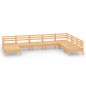 vidaXL Set Salotto da Giardino 8 pz in Legno Massello di Pino