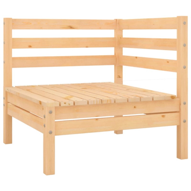 vidaXL Set Salotto da Giardino 10 pz in Legno Massello di Pino