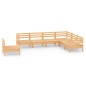 vidaXL Set Salotto da Giardino 7 pz in Legno Massello di Pino vidaXL Set Salotto da Giardino 7 pz in Legno Massello di Pino