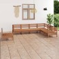 vidaXL Set Salotto da Giardino 7 pz in Legno Massello di Pino Miele vidaXL Set Salotto da Giardino 7 pz in Legno Massello di Pino Miele