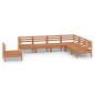 vidaXL Set Salotto da Giardino 7 pz in Legno Massello di Pino Miele vidaXL Set Salotto da Giardino 7 pz in Legno Massello di Pino Miele