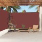 Tenda da Sole Laterale Retrattile Marrone 220x600 cm Tenda da Sole Laterale Retrattile Marrone 220x600 cm