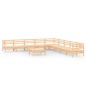 vidaXL Set Salotto da Giardino 10 pz in Legno Massello di Pino vidaXL Set Salotto da Giardino 10 pz in Legno Massello di Pino