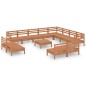 vidaXL Set Salotto da Giardino 13 pz in Legno Massello di Pino Miele vidaXL Set Salotto da Giardino 13 pz in Legno Massello di Pino Miele