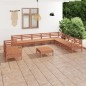 vidaXL Set Salotto da Giardino 11 pz in Legno Massello di Pino Miele vidaXL Set Salotto da Giardino 11 pz in Legno Massello di Pino Miele
