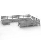 vidaXL Set Salotto da Giardino 11 pz Grigio in Legno Massello di Pino vidaXL Set Salotto da Giardino 11 pz Grigio in Legno Massello di Pino