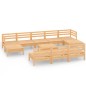 vidaXL Set Salotto da Giardino 11 pz in Legno Massello di Pino vidaXL Set Salotto da Giardino 11 pz in Legno Massello di Pino