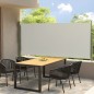 Tenda Laterale Retrattile per Patio 140x300 cm Crema Tenda Laterale Retrattile per Patio 140x300 cm Crema