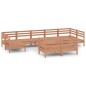 vidaXL Set Salotto da Giardino 10 pz in Legno Massello di Pino Miele vidaXL Set Salotto da Giardino 10 pz in Legno Massello di Pino Miele