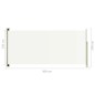 Tenda Laterale Retrattile per Patio 140x300 cm Crema Tenda Laterale Retrattile per Patio 140x300 cm Crema
