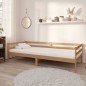 vidaXL Divano Letto con Materasso 90x200 cm ambra in Legno di Pino vidaXL Divano Letto con Materasso 90x200 cm ambra in Legno di Pino