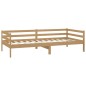vidaXL Divano Letto con Materasso 90x200 cm ambra in Legno di Pino vidaXL Divano Letto con Materasso 90x200 cm ambra in Legno di Pino