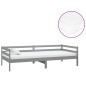 vidaXL Divano Letto con Materasso 90x200 cm Grigio in Legno di Pino vidaXL Divano Letto con Materasso 90x200 cm Grigio in Legno di Pino