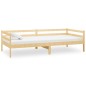 vidaXL Divano Letto con Materasso 90x200 cm Legno Massello di Pino vidaXL Divano Letto con Materasso 90x200 cm Legno Massello di Pino