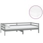 vidaXL Divano Letto con Materasso 90x200 cm Grigio in Legno di Pino vidaXL Divano Letto con Materasso 90x200 cm Grigio in Legno di Pino