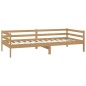 vidaXL Divano Letto con Materasso 90x200 cm ambra in Legno di Pino vidaXL Divano Letto con Materasso 90x200 cm ambra in Legno di Pino