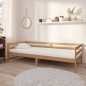 vidaXL Divano Letto con Materasso 90x200 cm Miele in Legno di Pino vidaXL Divano Letto con Materasso 90x200 cm Miele in Legno di Pino