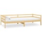 vidaXL Divano Letto con Materasso 90x200 cm Legno Massello di Pino