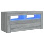 Mobile Porta TV con Luci LED Grigio Sonoma 90x35x40 cm Mobile Porta TV con Luci LED Grigio Sonoma 90x35x40 cm