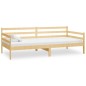 vidaXL Divano Letto con Materasso 90x200 cm Legno Massello di Pino vidaXL Divano Letto con Materasso 90x200 cm Legno Massello di Pino