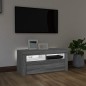 Mobile Porta TV con Luci LED Grigio Sonoma 90x35x40 cm Mobile Porta TV con Luci LED Grigio Sonoma 90x35x40 cm