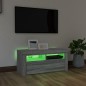 Mobile Porta TV con Luci LED Grigio Sonoma 90x35x40 cm Mobile Porta TV con Luci LED Grigio Sonoma 90x35x40 cm