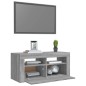 Mobile Porta TV con Luci LED Grigio Sonoma 90x35x40 cm Mobile Porta TV con Luci LED Grigio Sonoma 90x35x40 cm