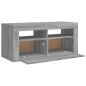 Mobile Porta TV con Luci LED Grigio Sonoma 90x35x40 cm Mobile Porta TV con Luci LED Grigio Sonoma 90x35x40 cm
