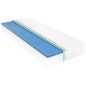vidaXL Divano Letto con Materasso 90x200 cm Bianco in Legno di Pino vidaXL Divano Letto con Materasso 90x200 cm Bianco in Legno di Pino