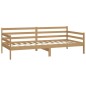 vidaXL Divano Letto con Materasso 90x200 cm Miele in Legno di Pino vidaXL Divano Letto con Materasso 90x200 cm Miele in Legno di Pino