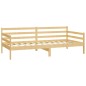 vidaXL Divano Letto con Materasso 90x200 cm Legno Massello di Pino vidaXL Divano Letto con Materasso 90x200 cm Legno Massello di Pino