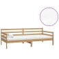vidaXL Divano Letto con Materasso 90x200 cm Miele in Legno di Pino vidaXL Divano Letto con Materasso 90x200 cm Miele in Legno di Pino