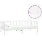vidaXL Divano Letto con Materasso 90x200 cm Bianco in Legno di Pino vidaXL Divano Letto con Materasso 90x200 cm Bianco in Legno di Pino