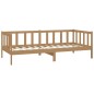 vidaXL Divano Letto con Materasso 90x200 cm ambra in Legno di Pino vidaXL Divano Letto con Materasso 90x200 cm ambra in Legno di Pino