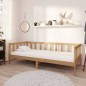 vidaXL Divano Letto con Materasso 90x200 cm Miele in Legno di Pino vidaXL Divano Letto con Materasso 90x200 cm Miele in Legno di Pino