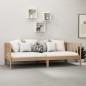 vidaXL Divano Letto con Materasso 90x200 cm Miele in Legno di Pino vidaXL Divano Letto con Materasso 90x200 cm Miele in Legno di Pino