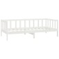 vidaXL Divano Letto con Materasso 90x200 cm Bianco in Legno di Pino vidaXL Divano Letto con Materasso 90x200 cm Bianco in Legno di Pino