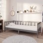 vidaXL Divano Letto con Materasso 90x200 cm Grigio in Legno di Pino vidaXL Divano Letto con Materasso 90x200 cm Grigio in Legno di Pino