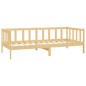 vidaXL Divano Letto con Materasso 90x200 cm Legno Massello di Pino vidaXL Divano Letto con Materasso 90x200 cm Legno Massello di Pino