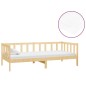 vidaXL Divano Letto con Materasso 90x200 cm Legno Massello di Pino vidaXL Divano Letto con Materasso 90x200 cm Legno Massello di Pino