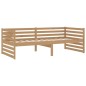 vidaXL Divano Letto con Materasso 90x200 cm Miele in Legno di Pino vidaXL Divano Letto con Materasso 90x200 cm Miele in Legno di Pino