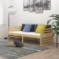 vidaXL Divano Letto con Materasso 90x200 cm Legno Massello di Pino