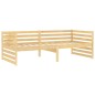 vidaXL Divano Letto con Materasso 90x200 cm Legno Massello di Pino