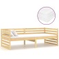 vidaXL Divano Letto con Materasso 90x200 cm Legno Massello di Pino vidaXL Divano Letto con Materasso 90x200 cm Legno Massello di Pino