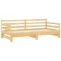 vidaXL Dormeuse Estraibile 2x(90x200) cm in Legno Massello di Pino