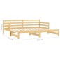 vidaXL Dormeuse Estraibile 2x(90x200) cm in Legno Massello di Pino