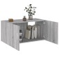 Armadietto da Parete Grigio Sonoma 80x39x40cm Legno Multistrato Armadietto da Parete Grigio Sonoma 80x39x40cm Legno Multistrato