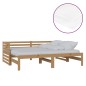 vidaXL Dormeuse Estraibile 2x(90x200) cm Miele in Massello di Pino vidaXL Dormeuse Estraibile 2x(90x200) cm Miele in Massello di Pino